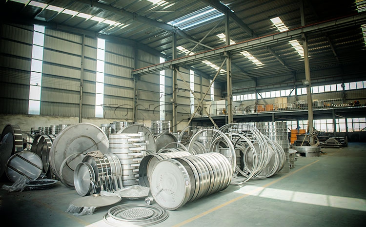 河南永晟机械精细振动筛配件中心一角 振动筛配件