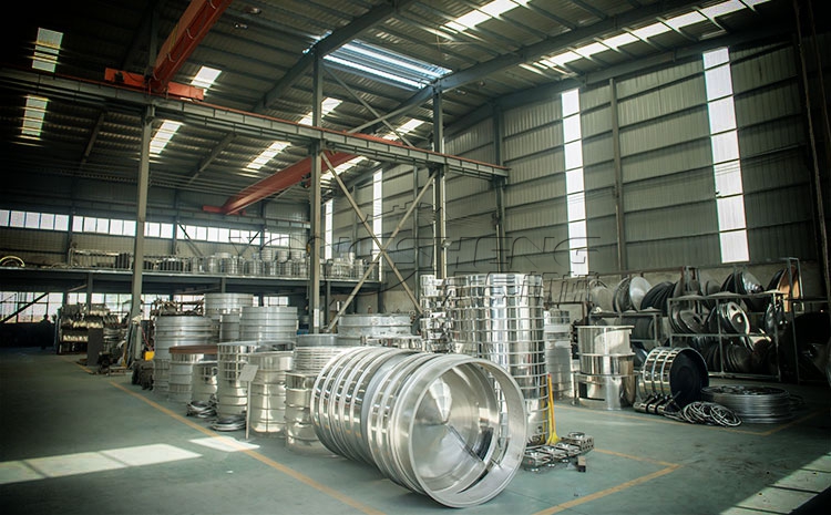 河南永晟机械精细振动筛配件中心一角 振动筛配件