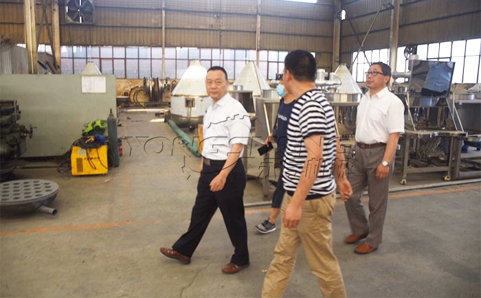 河南科技学院领导莅临河南永晟机械
