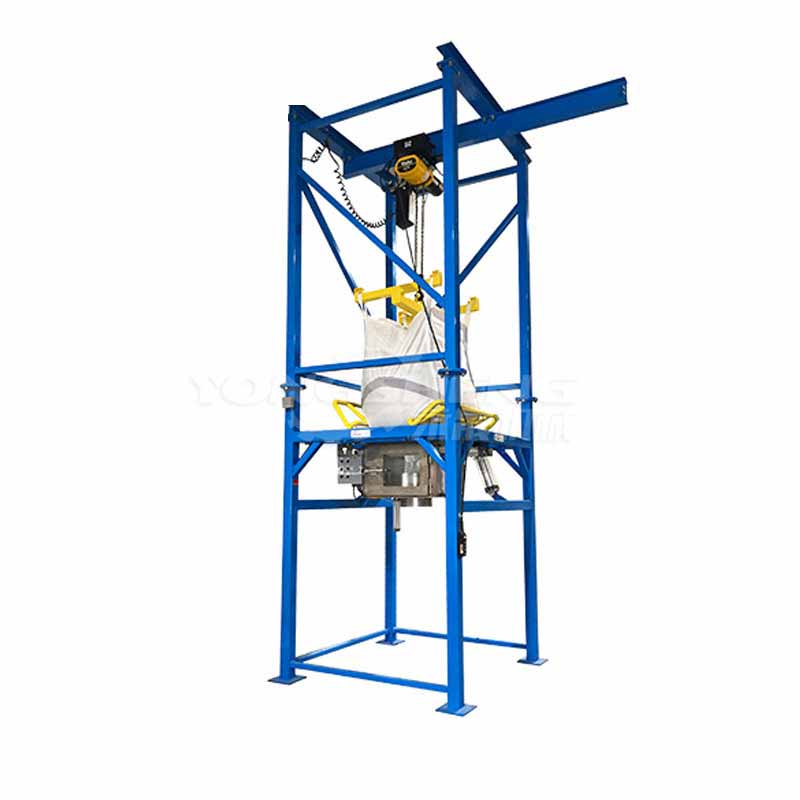 河南永晟填充剂吨包卸料站 无尘大袋拆包机