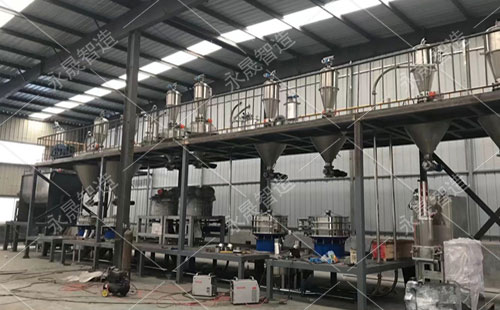 颗粒制造工艺流程---负压输送