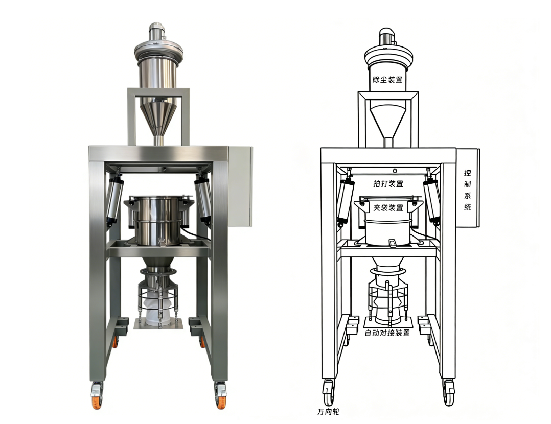 技术动态 | 全新一代移动式自动对接吨包投料站，开启柔性投料新篇章